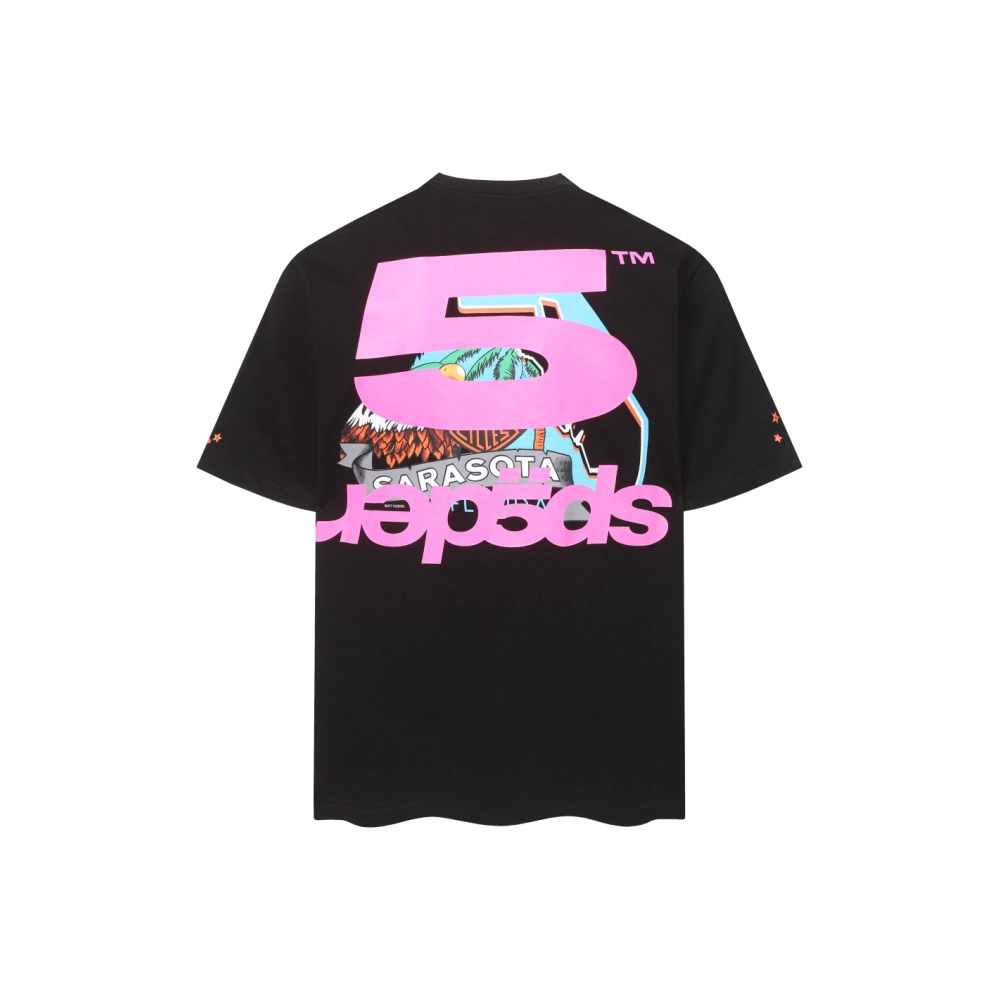Sp5der T-shirt T008 Black,Sp5der T-shirt,Tshirt,APPAREL