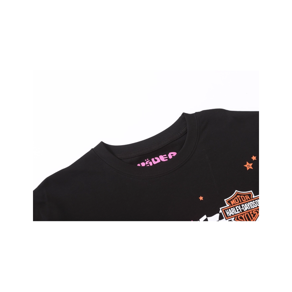 Sp5der T-shirt T008 Black,Sp5der T-shirt,Tshirt,APPAREL