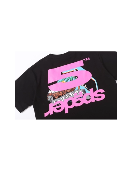 Sp5der T-shirt T008 Black,Sp5der T-shirt,Tshirt,APPAREL