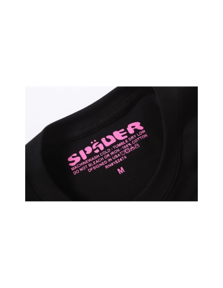Sp5der T-shirt T008 Black,Sp5der T-shirt,Tshirt,APPAREL