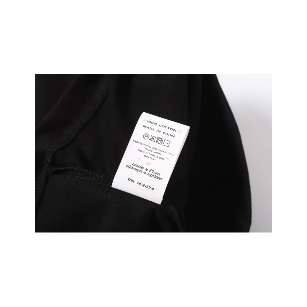 Sp5der T-shirt T008 Black,Sp5der T-shirt,Tshirt,APPAREL