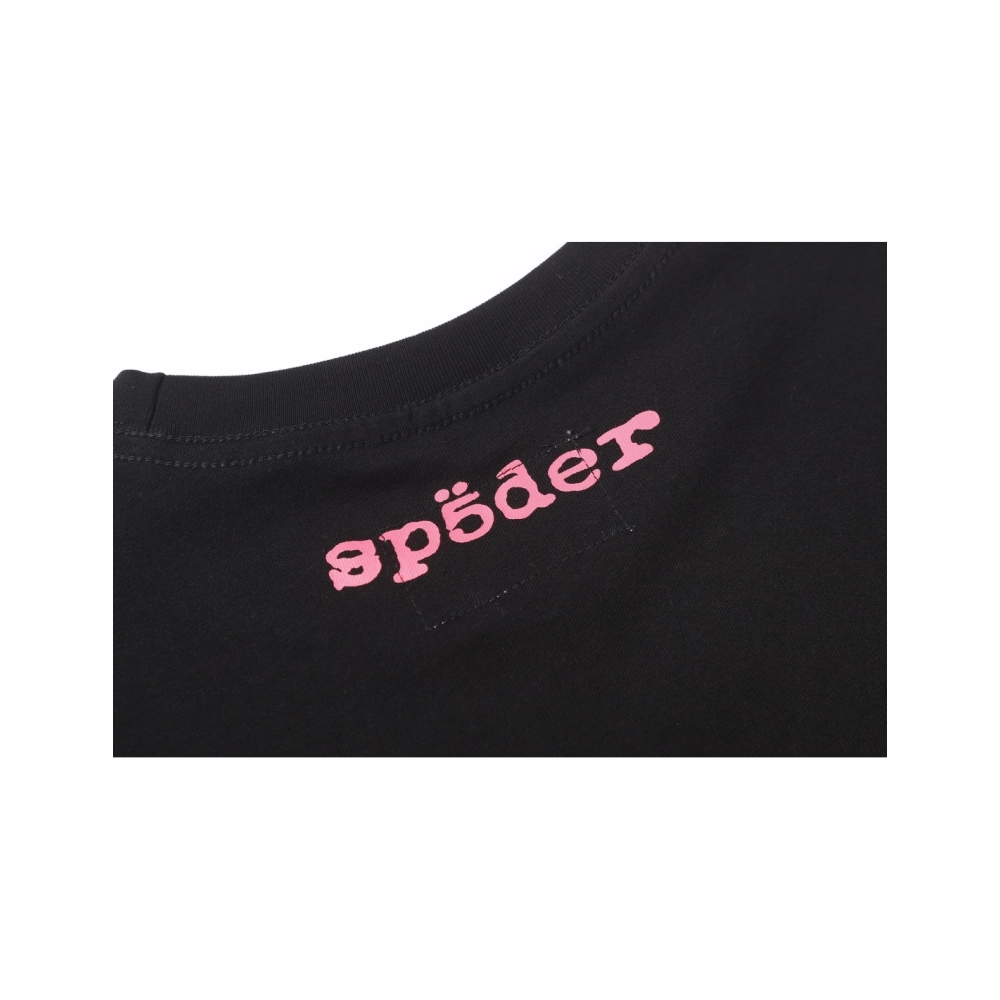 Sp5der T-shirt T007 Black,Sp5der T-shirt,Tshirt,APPAREL