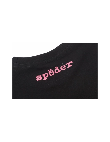 Sp5der T-shirt T007 Black,Sp5der T-shirt,Tshirt,APPAREL