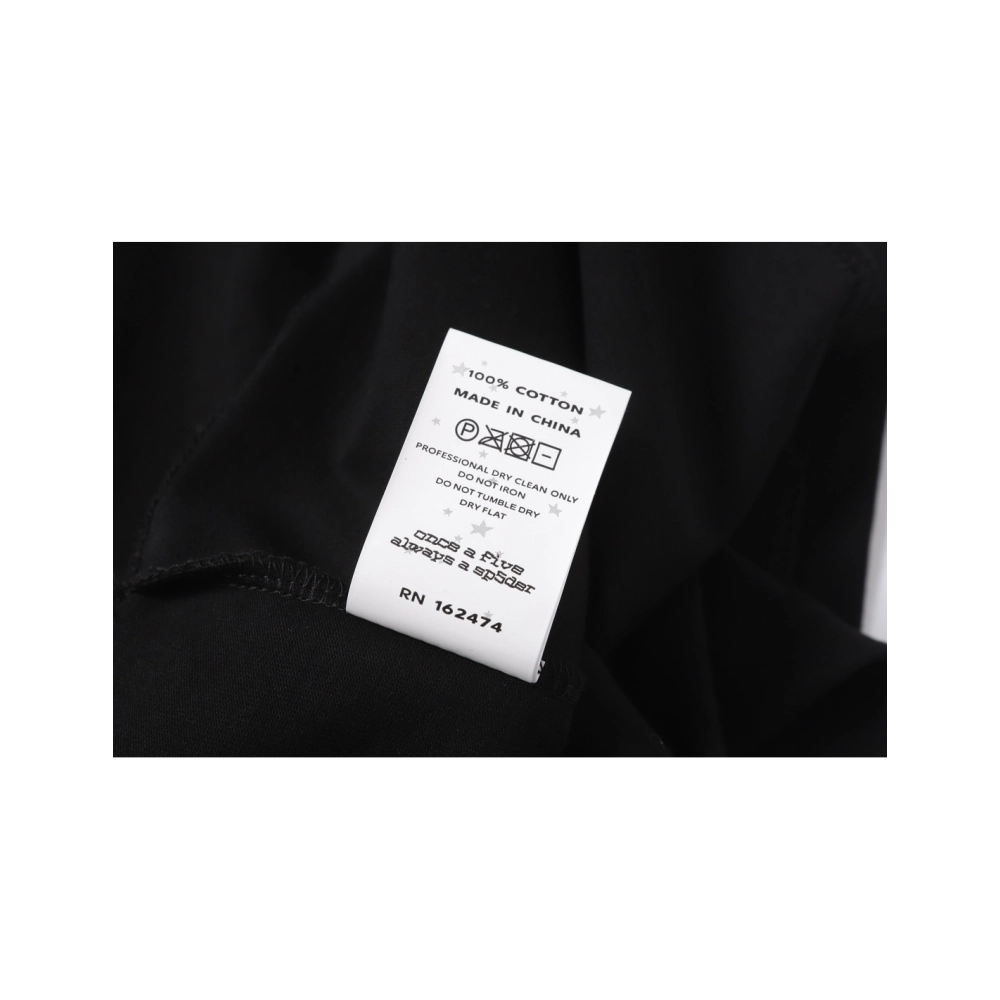 Sp5der T-shirt T007 Black,Sp5der T-shirt,Tshirt,APPAREL