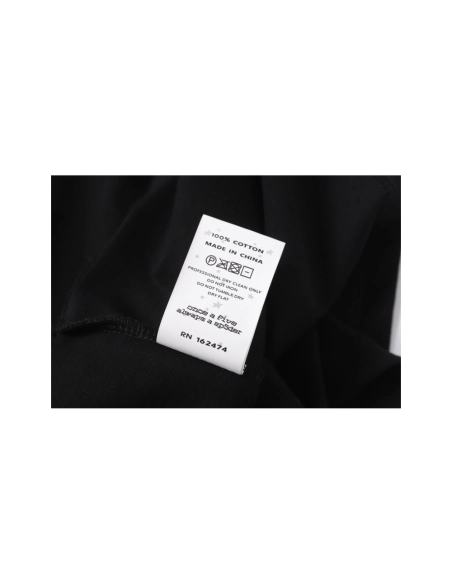 Sp5der T-shirt T007 Black,Sp5der T-shirt,Tshirt,APPAREL