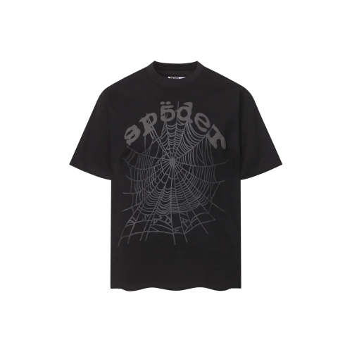 Sp5der T-shirt T003 Black,Sp5der T-shirt,Tshirt,APPAREL
