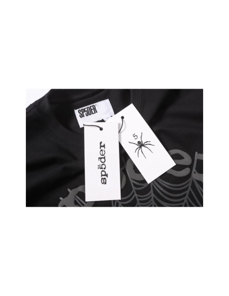 Sp5der T-shirt T003 Black,Sp5der T-shirt,Tshirt,APPAREL
