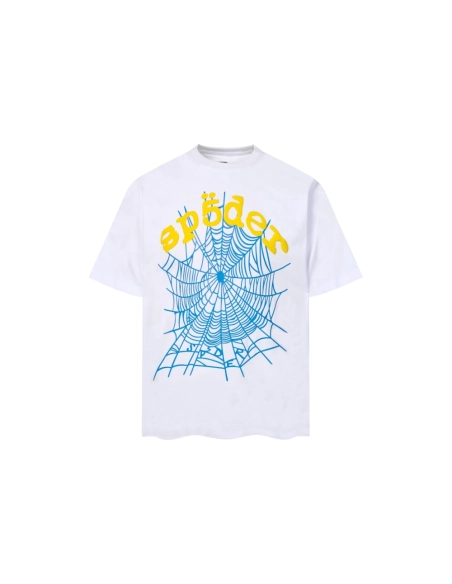 Sp5der T-shirt T002 Black White Khaki,Sp5der T-shirt,Tshirt,APPAREL