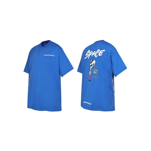 Chrome Hearts T-shirt 2214 Blue,Chrome Hearts T Shirt,Tshirt,APPAREL