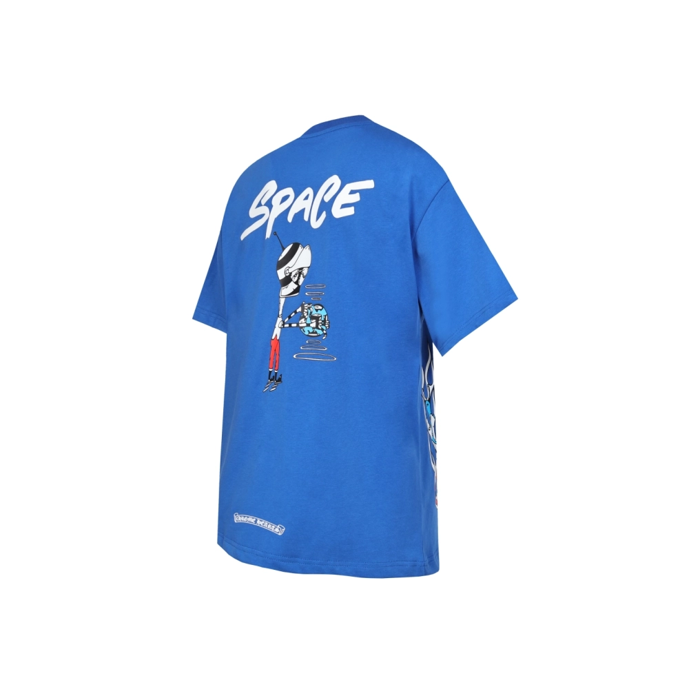 Chrome Hearts T-shirt 2214 Blue,Chrome Hearts T Shirt,Tshirt,APPAREL