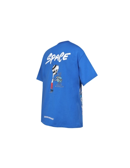Chrome Hearts T-shirt 2214 Blue,Chrome Hearts T Shirt,Tshirt,APPAREL
