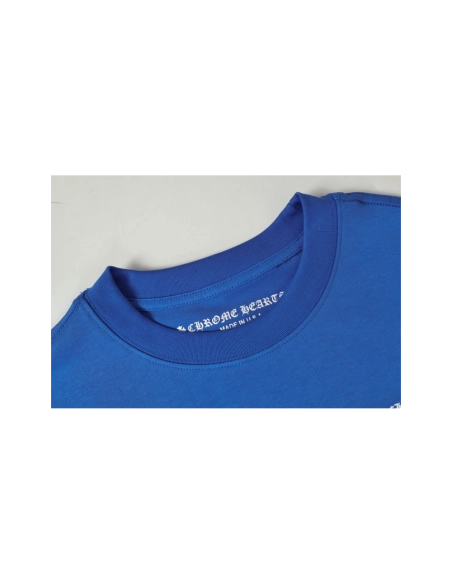 Chrome Hearts T-shirt 2214 Blue,Chrome Hearts T Shirt,Tshirt,APPAREL