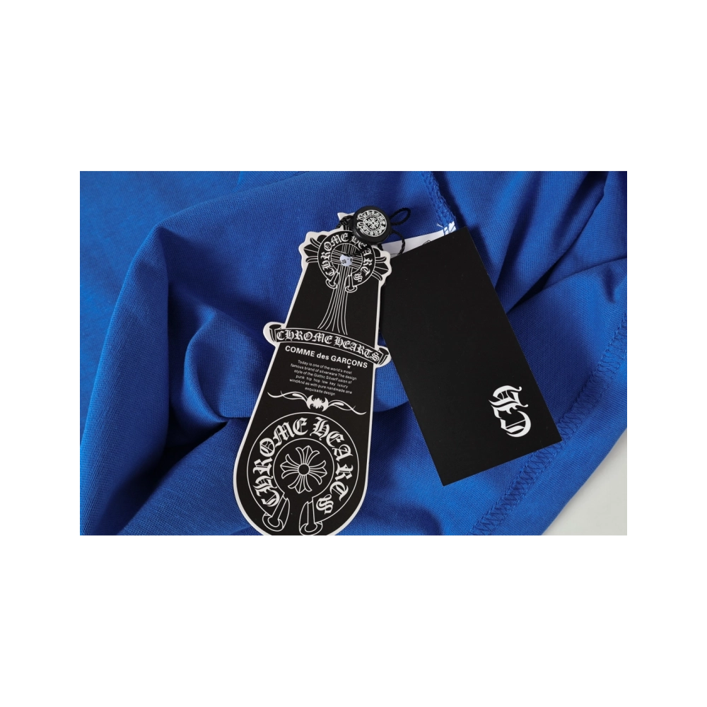 Chrome Hearts T-shirt 2214 Blue,Chrome Hearts T Shirt,Tshirt,APPAREL