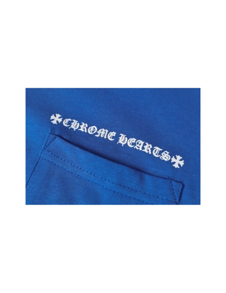 Chrome Hearts T-shirt 2214 Blue,Chrome Hearts T Shirt,Tshirt,APPAREL