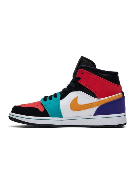 AIR JORDAN 1 MID MULTICOLOR 554724 125,AIR JORDAN 1 MID,Air Jordan