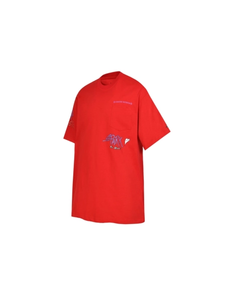 Chrome Hearts T-shirt 2218 Red,Chrome Hearts T Shirt,Tshirt,APPAREL