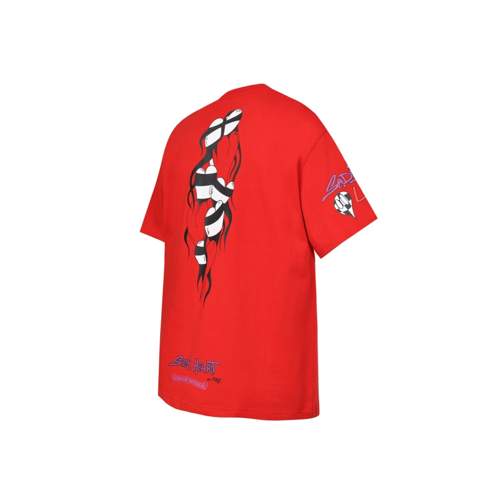 Chrome Hearts T-shirt 2218 Red,Chrome Hearts T Shirt,Tshirt,APPAREL