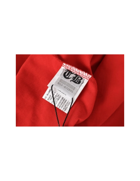 Chrome Hearts T-shirt 2218 Red,Chrome Hearts T Shirt,Tshirt,APPAREL
