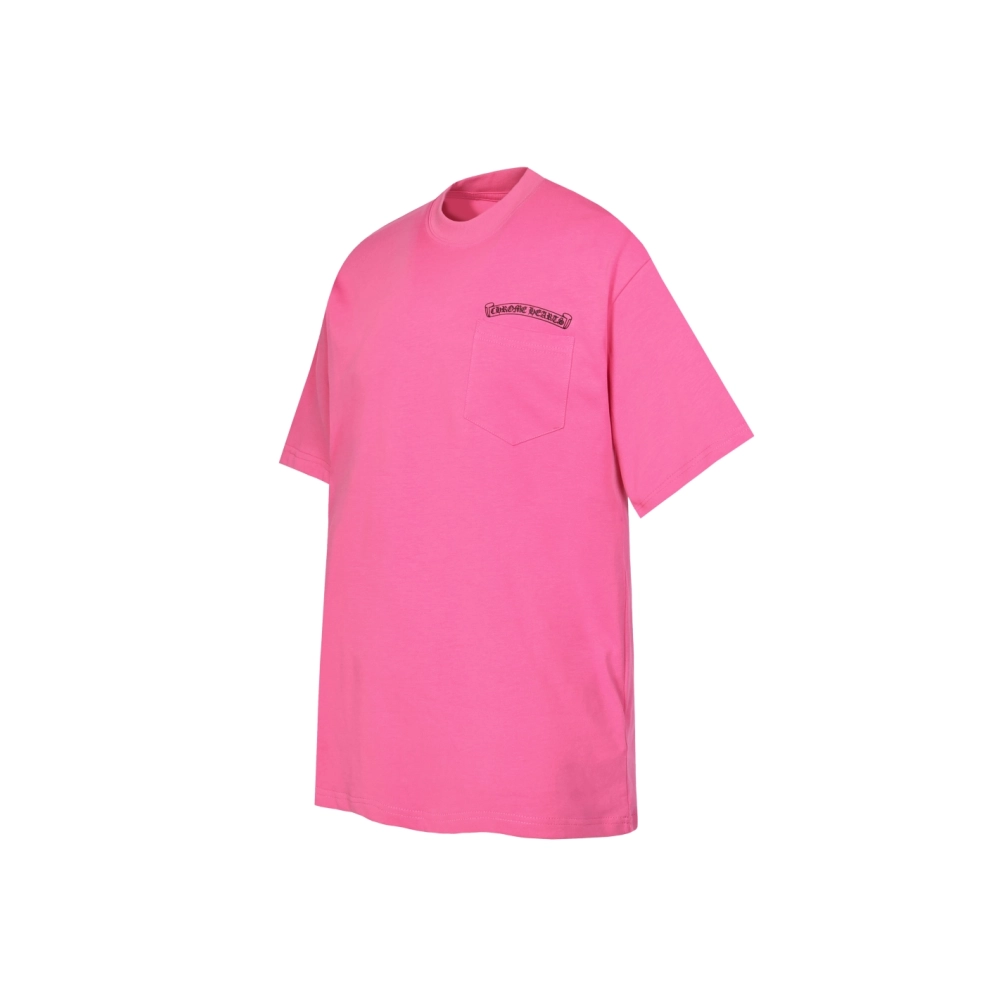 Chrome Hearts T-shirt 2213 Pink,Chrome Hearts T Shirt,Tshirt,APPAREL