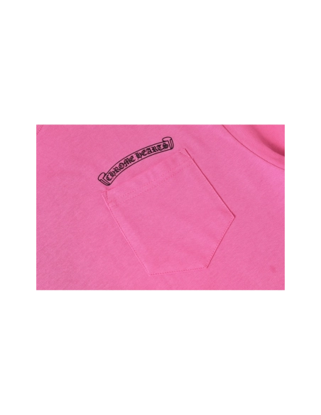 Chrome Hearts T-shirt 2213 Pink,Chrome Hearts T Shirt,Tshirt,APPAREL