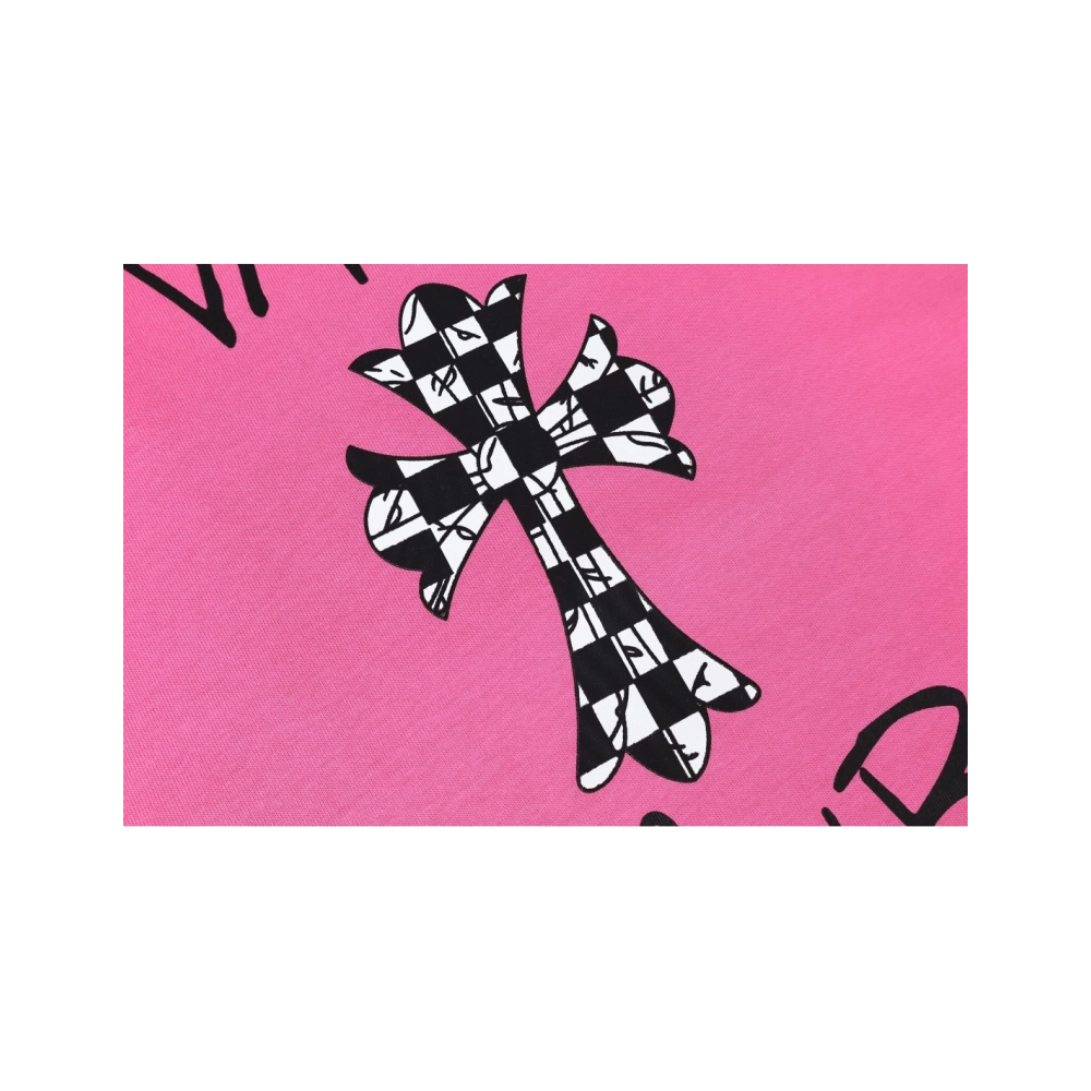 Chrome Hearts T-shirt 2213 Pink,Chrome Hearts T Shirt,Tshirt,APPAREL
