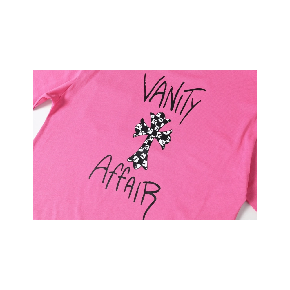 Chrome Hearts T-shirt 2213 Pink,Chrome Hearts T Shirt,Tshirt,APPAREL
