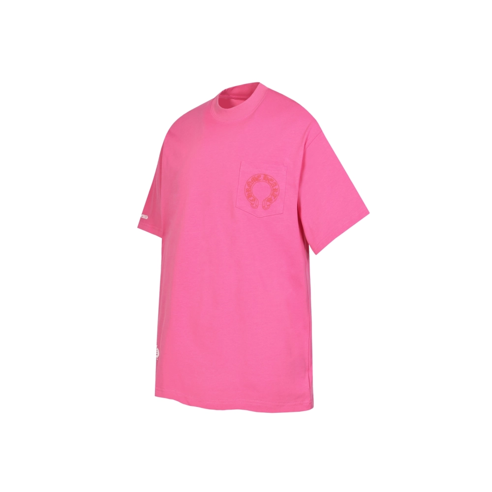 Chrome Hearts T-shirt 2221 Black White Pink,Chrome Hearts T Shirt,Tshirt,APPAREL