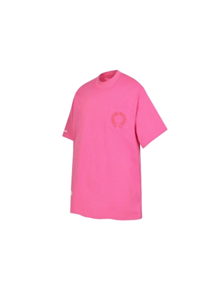 Chrome Hearts T-shirt 2221 Black White Pink,Chrome Hearts T Shirt,Tshirt,APPAREL