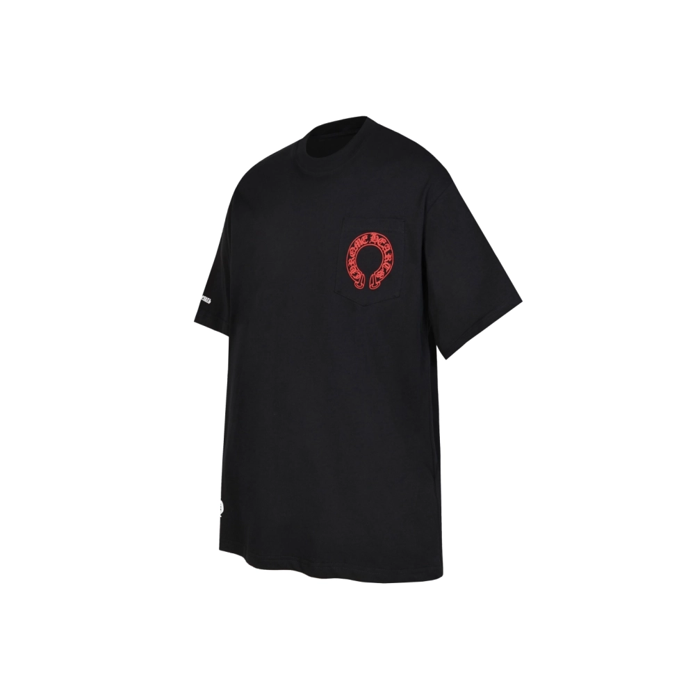 Chrome Hearts T-shirt 2221 Black White Pink,Chrome Hearts T Shirt,Tshirt,APPAREL