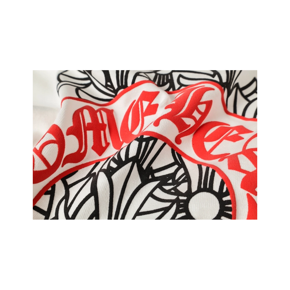 Chrome Hearts T-shirt 2221 Black White Pink,Chrome Hearts T Shirt,Tshirt,APPAREL