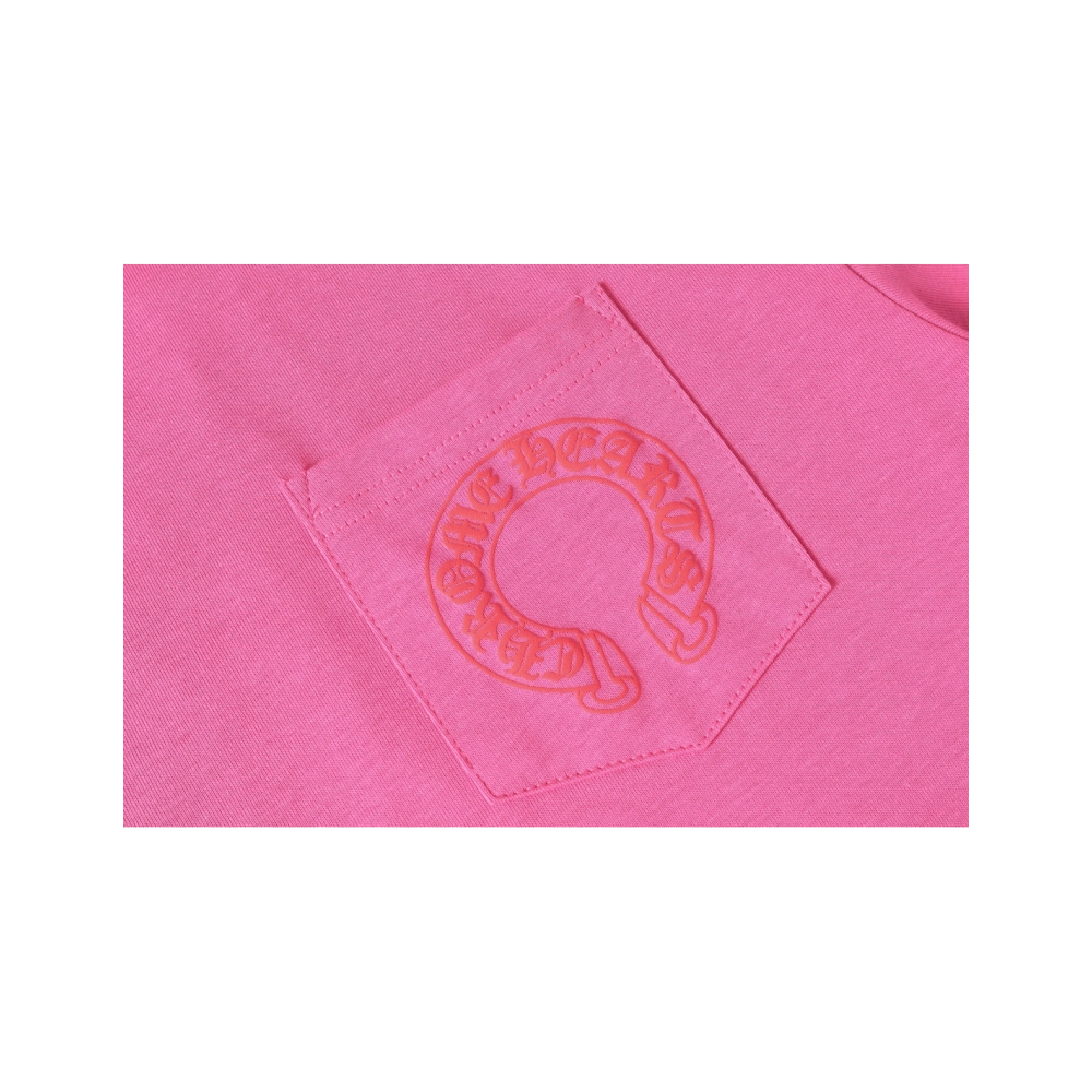 Chrome Hearts T-shirt 2221 Black White Pink,Chrome Hearts T Shirt,Tshirt,APPAREL
