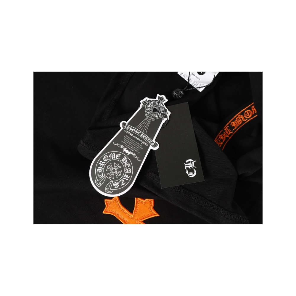 Chrome Hearts T-shirt 2209 Black White,Chrome Hearts T Shirt,Tshirt,APPAREL