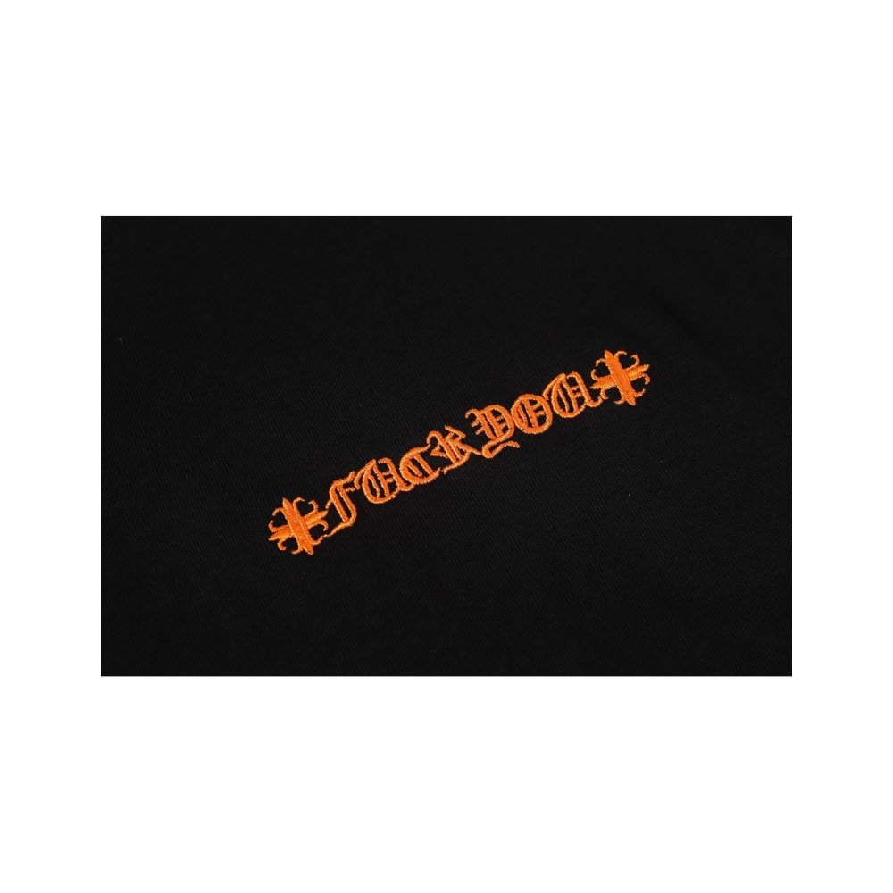 Chrome Hearts T-shirt 2209 Black White,Chrome Hearts T Shirt,Tshirt,APPAREL