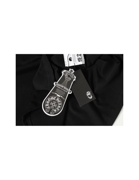 Chrome Hearts T-shirt 2210 Black White,Chrome Hearts T Shirt,Tshirt,APPAREL