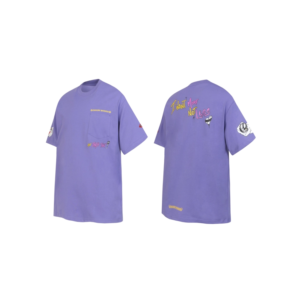 Chrome Hearts T-shirt 2219 Purple,Chrome Hearts T Shirt,Tshirt,APPAREL