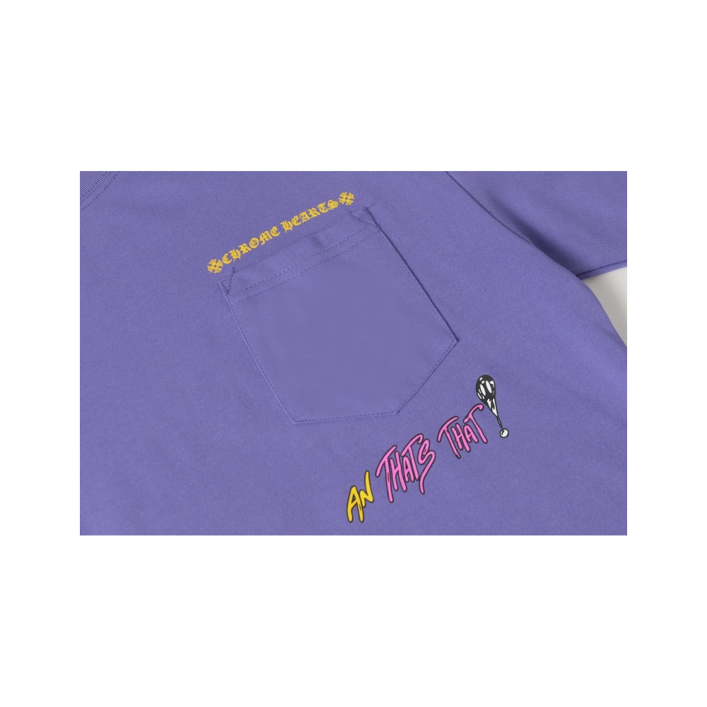 Chrome Hearts T-shirt 2219 Purple,Chrome Hearts T Shirt,Tshirt,APPAREL