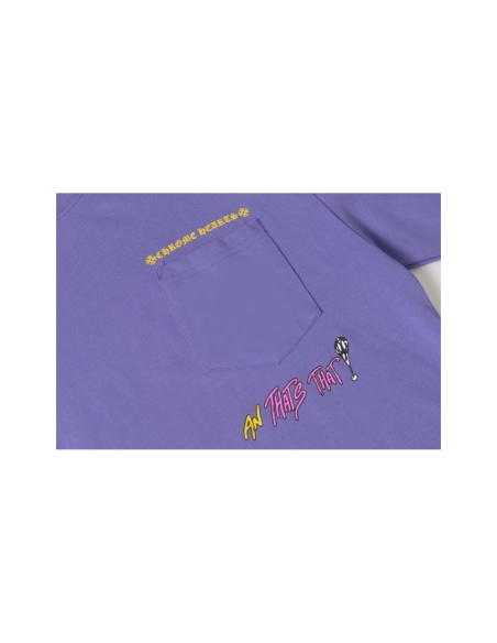 Chrome Hearts T-shirt 2219 Purple,Chrome Hearts T Shirt,Tshirt,APPAREL