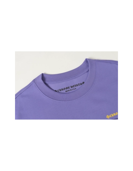 Chrome Hearts T-shirt 2219 Purple,Chrome Hearts T Shirt,Tshirt,APPAREL
