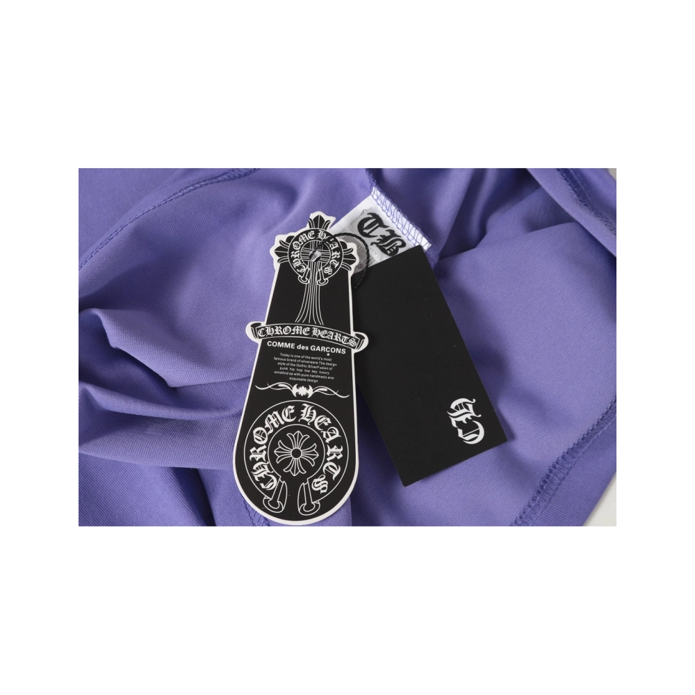 Chrome Hearts T-shirt 2219 Purple,Chrome Hearts T Shirt,Tshirt,APPAREL