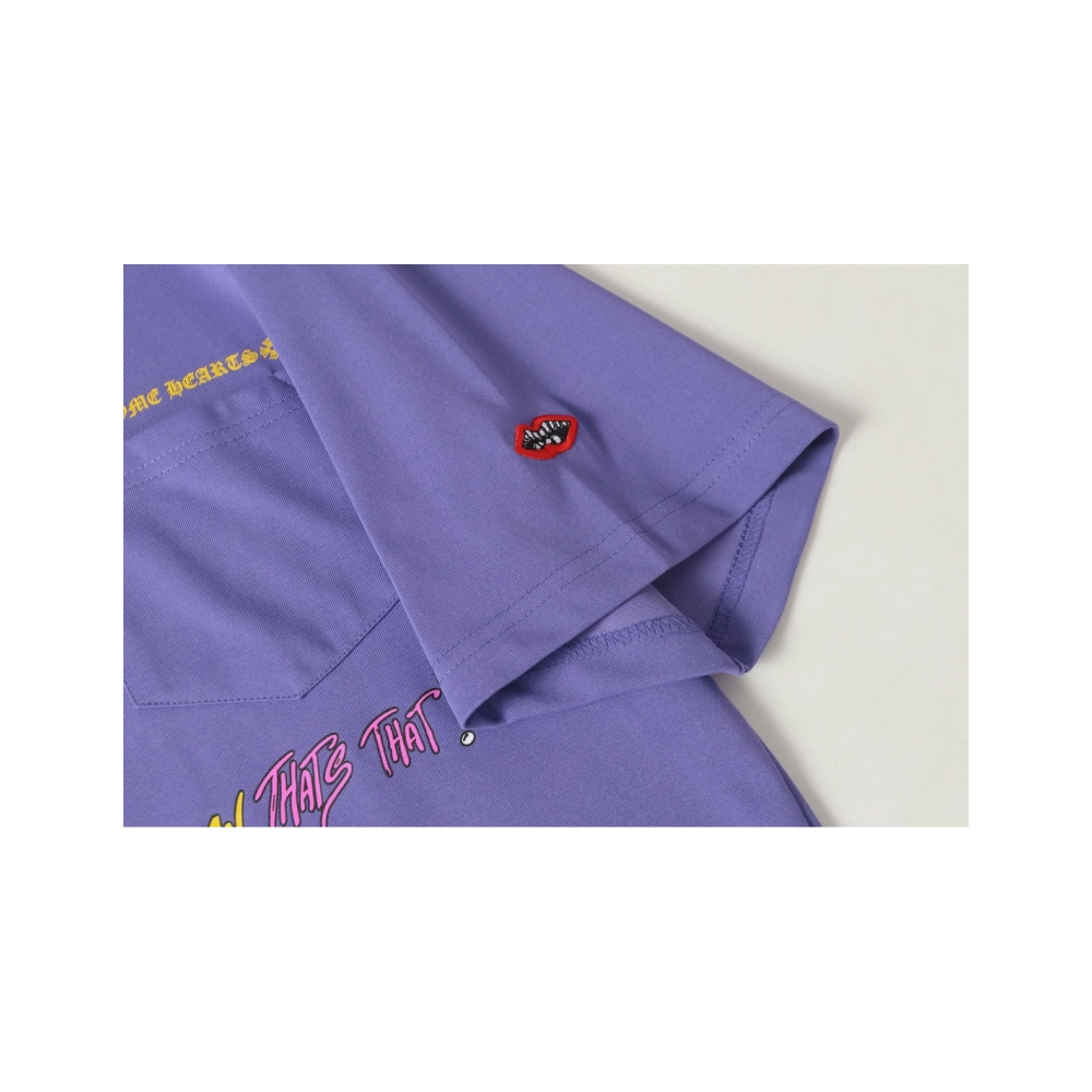 Chrome Hearts T-shirt 2219 Purple,Chrome Hearts T Shirt,Tshirt,APPAREL