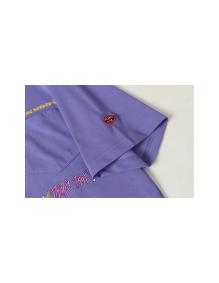 Chrome Hearts T-shirt 2219 Purple,Chrome Hearts T Shirt,Tshirt,APPAREL