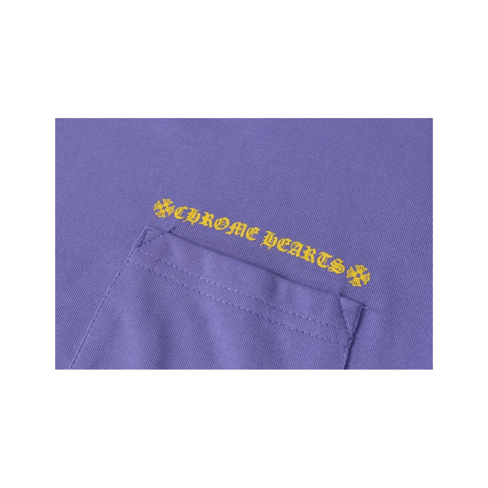 Chrome Hearts T-shirt 2219 Purple,Chrome Hearts T Shirt,Tshirt,APPAREL