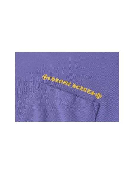 Chrome Hearts T-shirt 2219 Purple,Chrome Hearts T Shirt,Tshirt,APPAREL