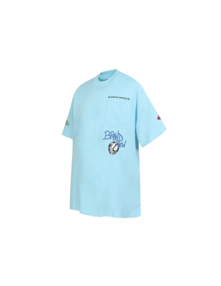 Chrome Hearts T-shirt 2220 Blue,Chrome Hearts T Shirt,Tshirt,APPAREL