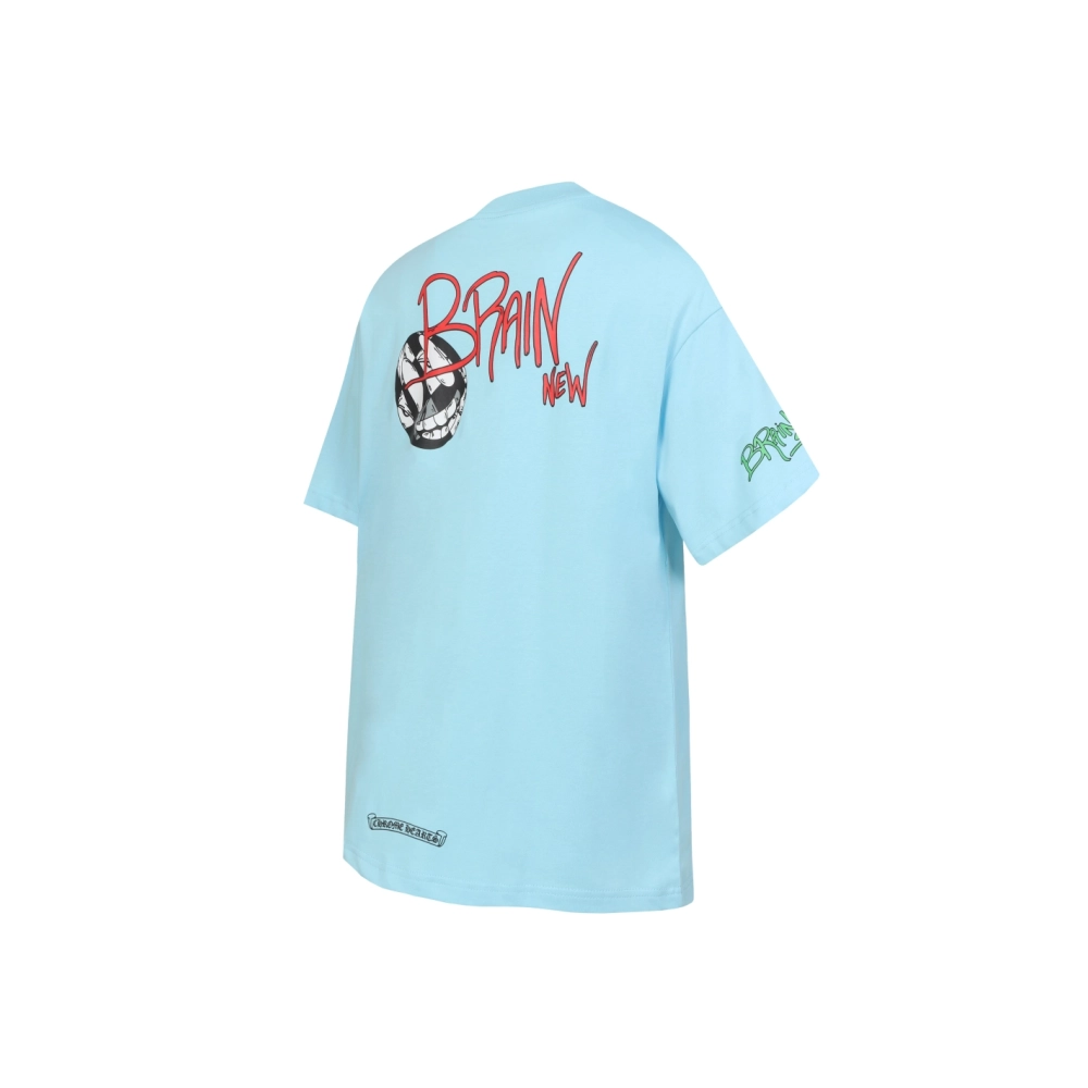 Chrome Hearts T-shirt 2220 Blue,Chrome Hearts T Shirt,Tshirt,APPAREL