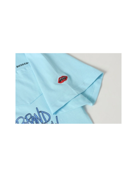 Chrome Hearts T-shirt 2220 Blue,Chrome Hearts T Shirt,Tshirt,APPAREL