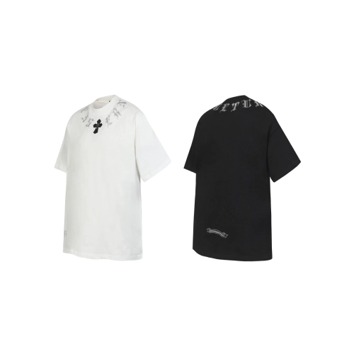 Chrome Hearts T-shirt 2012 Black White,Chrome Hearts T Shirt,Tshirt,APPAREL