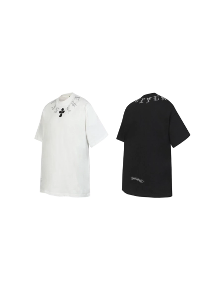 Chrome Hearts T-shirt 2012 Black White,Chrome Hearts T Shirt,Tshirt,APPAREL