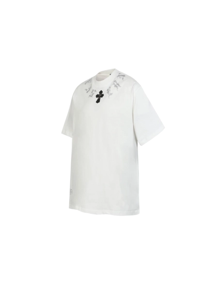 Chrome Hearts T-shirt 2012 Black White,Chrome Hearts T Shirt,Tshirt,APPAREL