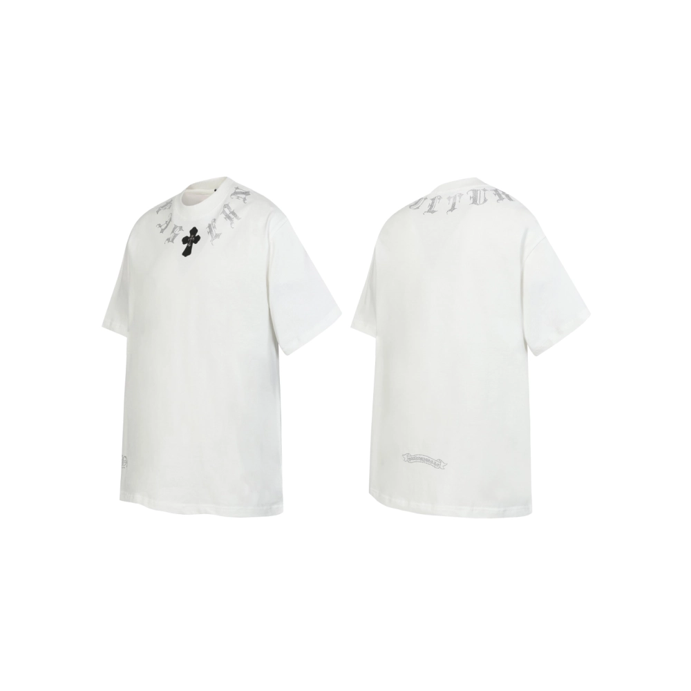 Chrome Hearts T-shirt 2012 Black White,Chrome Hearts T Shirt,Tshirt,APPAREL